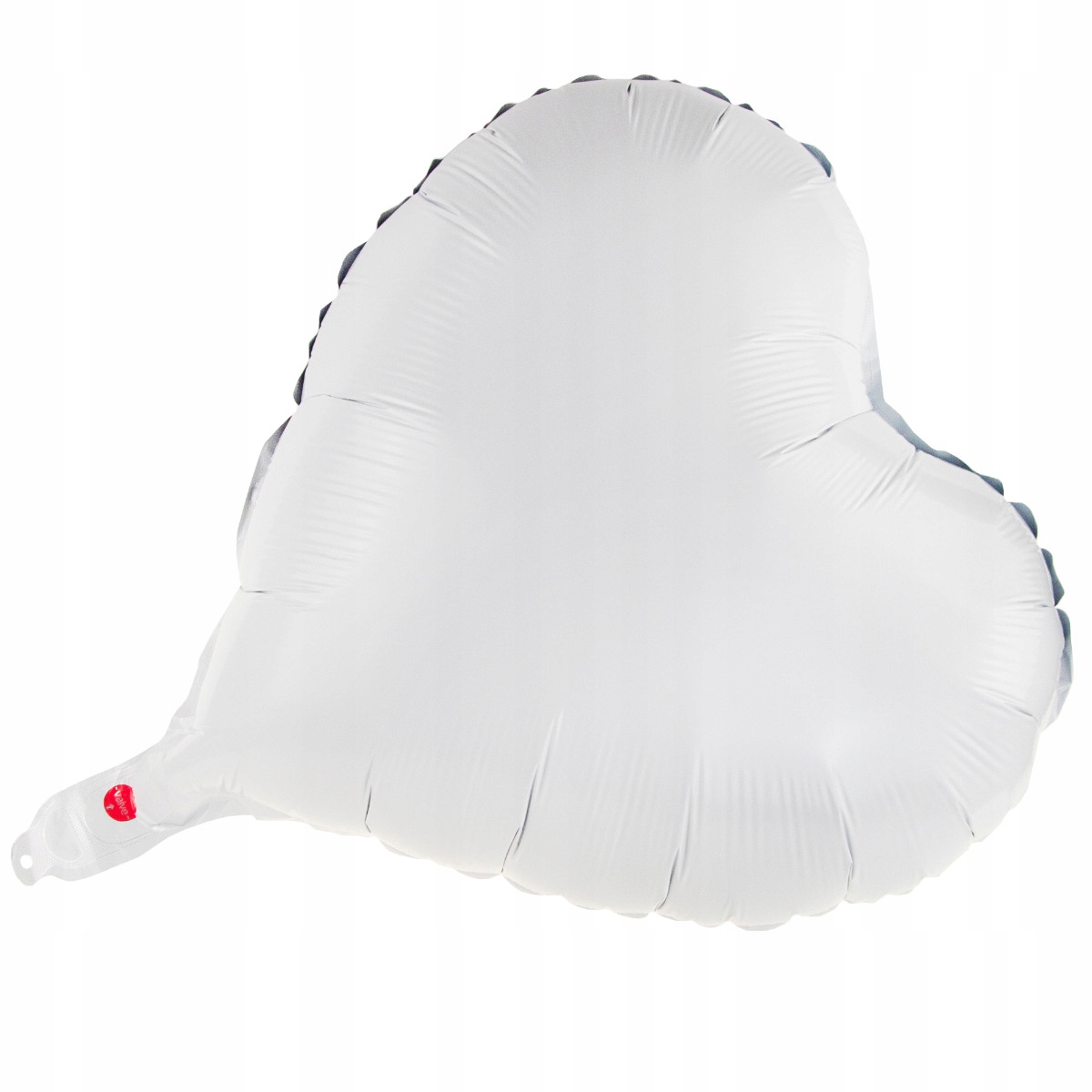 BALON FOLIOWY SERCE BIAŁY NA HEL WALENTYNKI Bohater brak