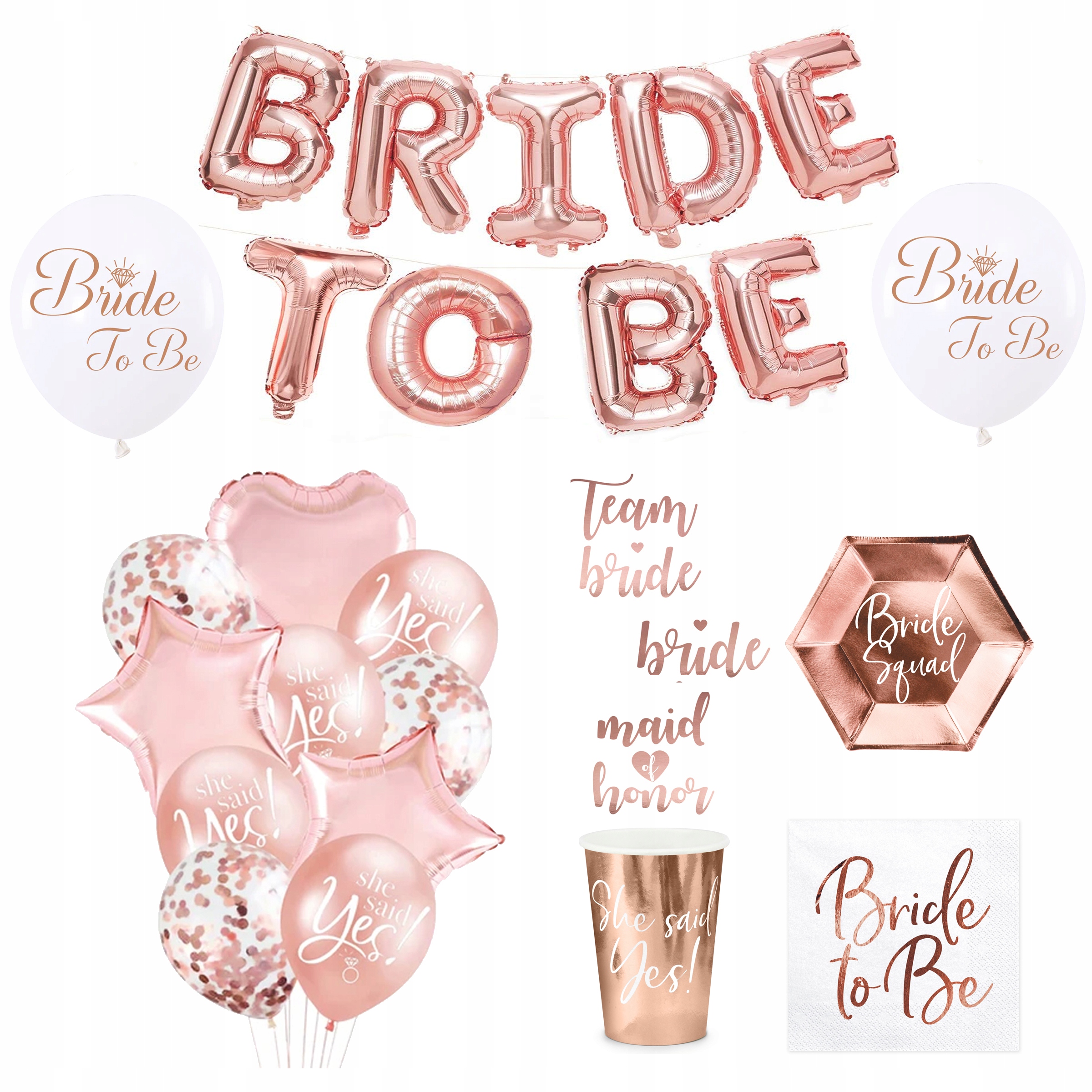 

Balony na Wieczór Panieński Rose Gold Tatuaże XXL