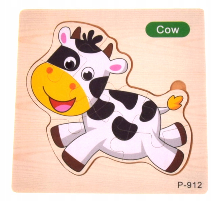 

Puzzle Drewniane Krowa 7 Elementów
