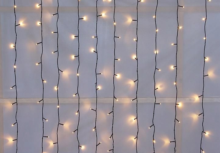 diLED světelný závěs 200 Led, teple bílý, bez trafa