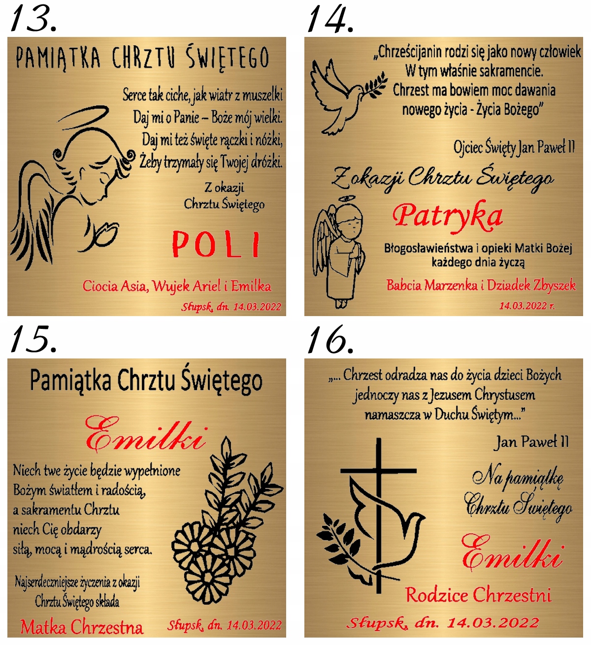 Pamiątka Komunii Świętej MEDALIK KOMUNIJNY Srebrny łańcuszek Próba srebra 925