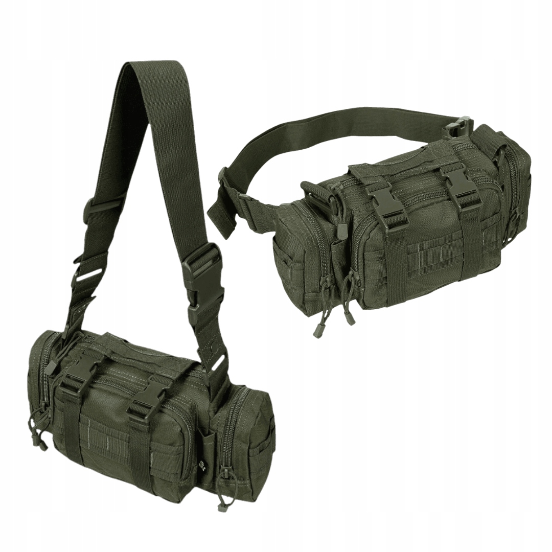 Torba taktyczna biodrowa i na ramię 2w1 Mfh 30703B Olive zielona 3L