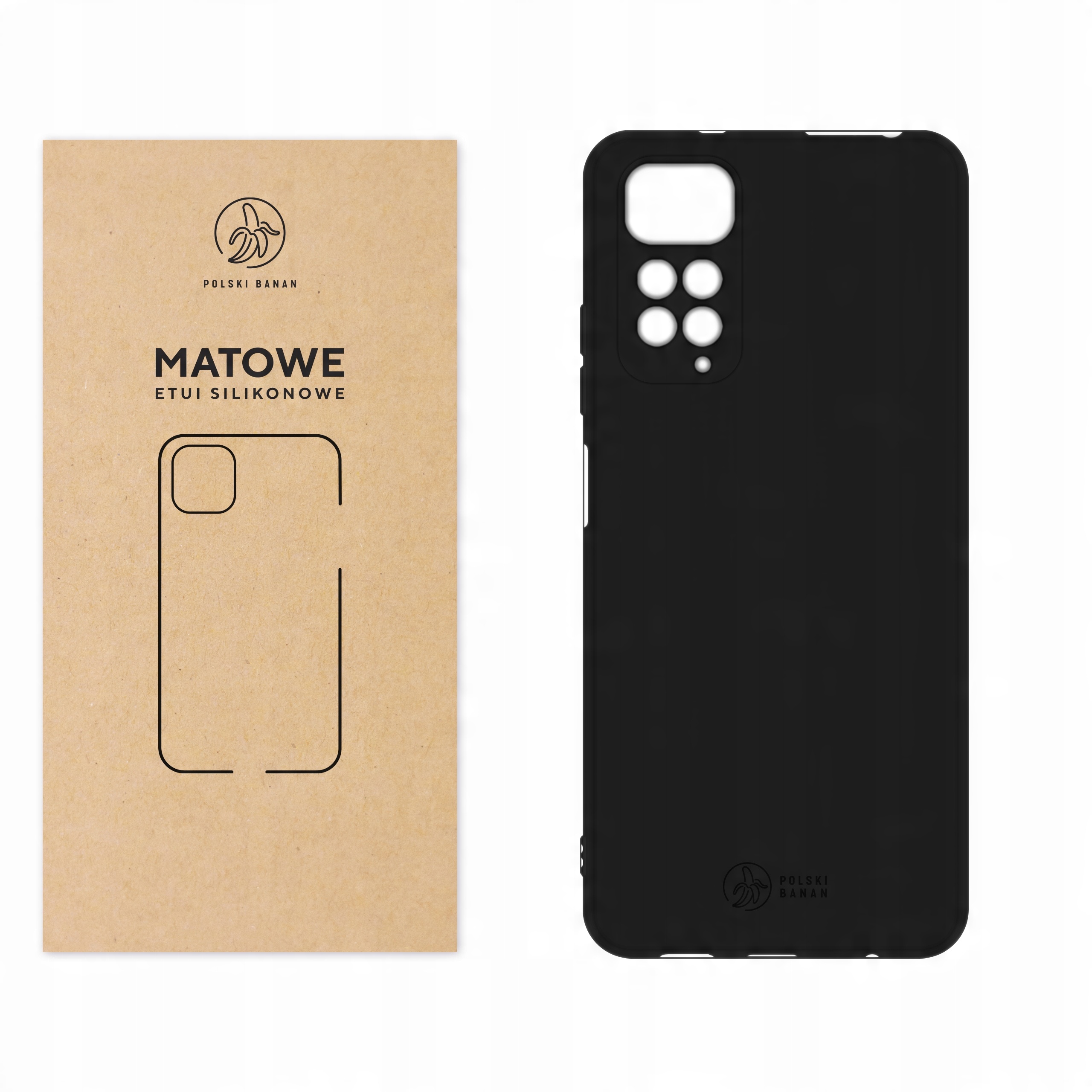 

Etui Matowe do Xiaomi Redmi Note 11 11s czarne