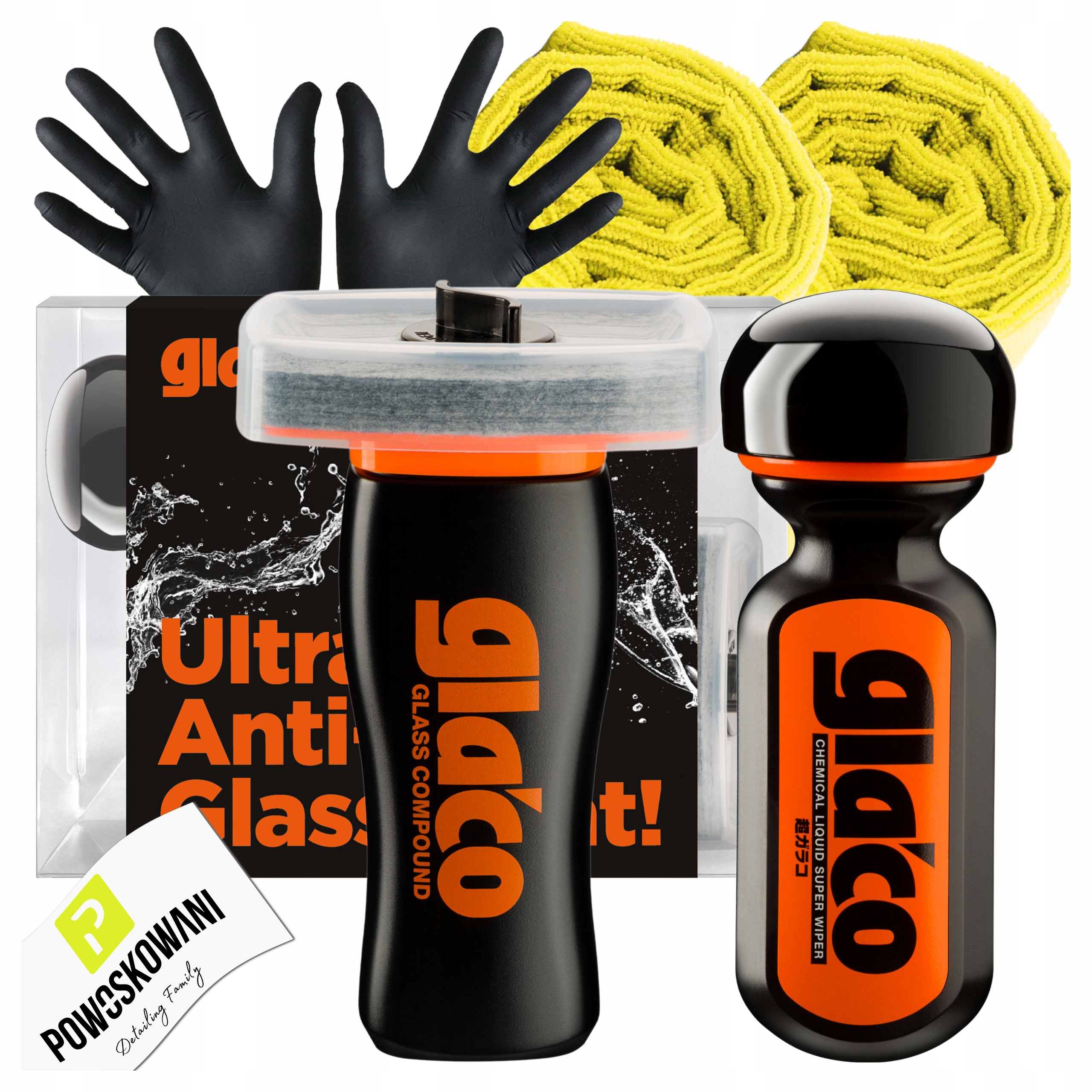 Soft99 Ultra Glaco Glass Compound Sada na sklo Tekutý stěrač