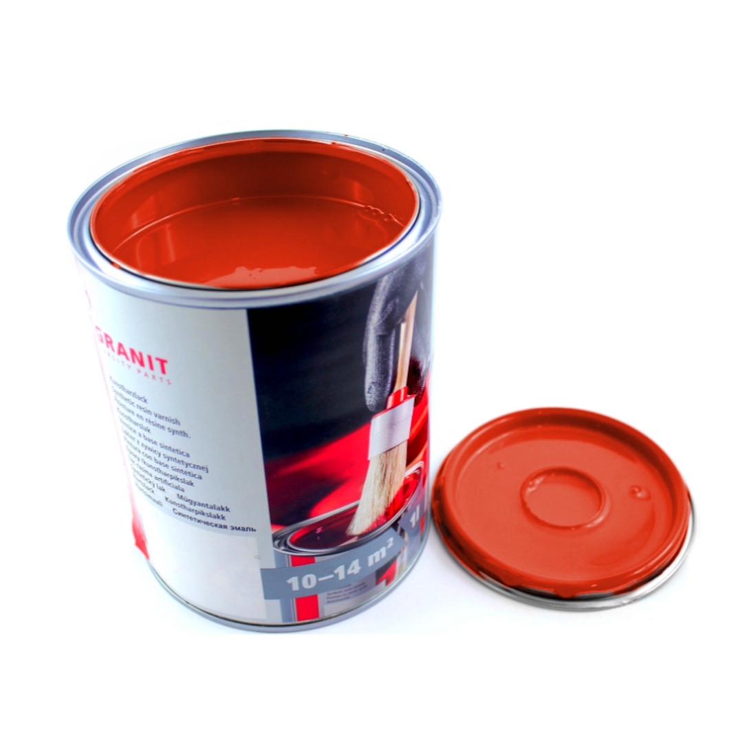 Farba Lakier czerwony Ral 2002 Nopolux Wilckens Granit 1 l Puszka