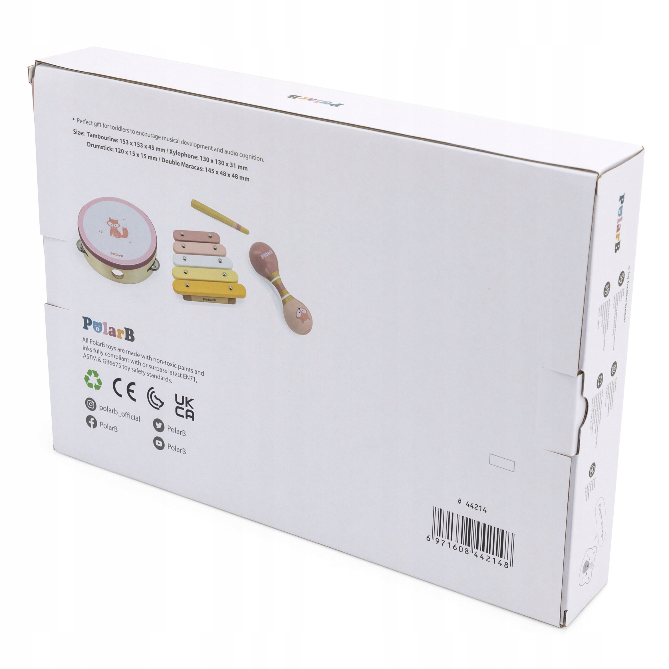 INSTRUMENTY MUZYCZNE ZESTAW RÓŻOWY TAMBURYN CYMBAŁKI MARAKAS POLARB VIGA Rodzaj zestaw instrumentów