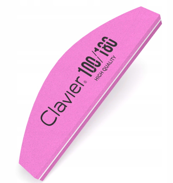 10x Mini Polerka łódka CLAVIER 100/180 BUFFER PINK Marka Clavier
