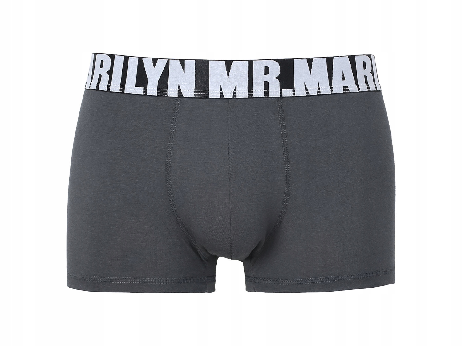 

Gładkie bawełniane bokserki męskie Letters Marilyn