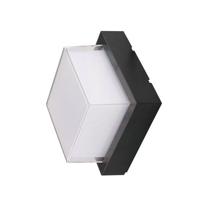Venkovní Led nástěnné svítidlo V-tac 7W Černé IP65 3000K 700lm VT-831