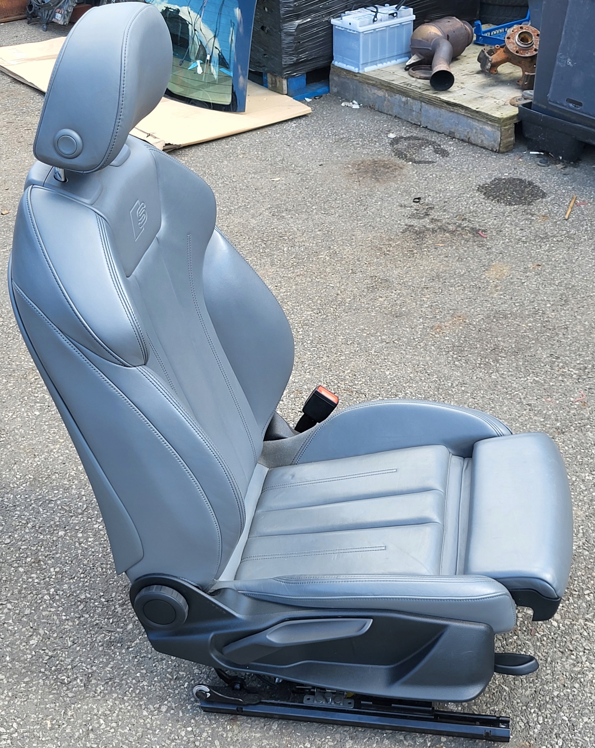 siège complet droite avant passegers AUDI A4 B9 8W SLINE OE EU chauffant