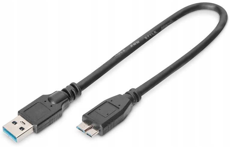 

Markowy Kabel 0,5m Usb 3.1 do dysku zewnętrznego
