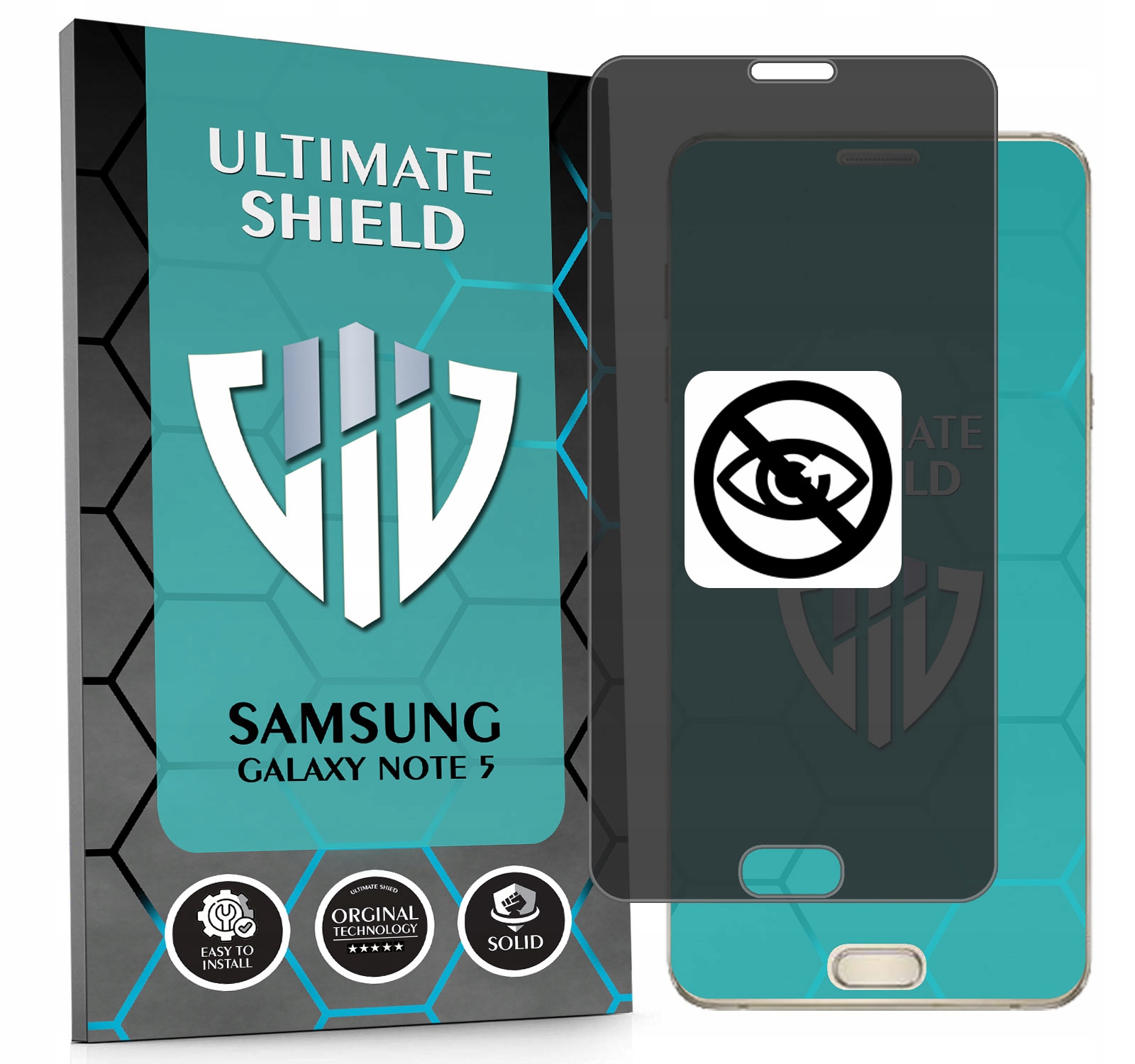 Sklo Private Anti-spy 5D Pro Samsung Galaxy Note 5 Hydrogelové