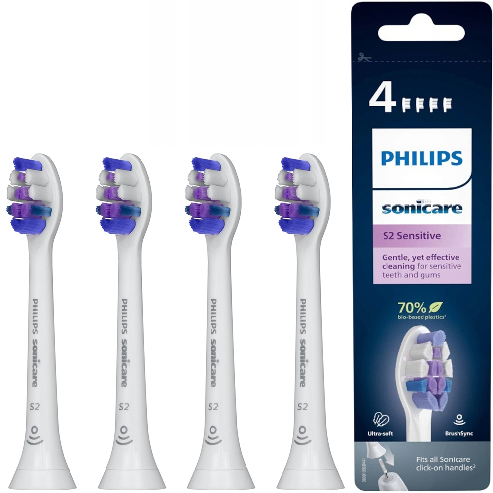Końcówki Do Szczoteczki Sonicznej Philips HX6054/10 Sensitive 4-PAK