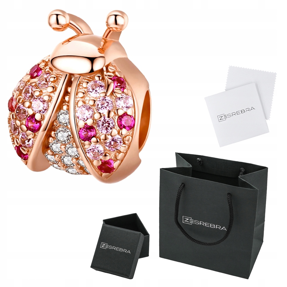 

Charms Biedronka do Pandora srebro 925 zawieszka