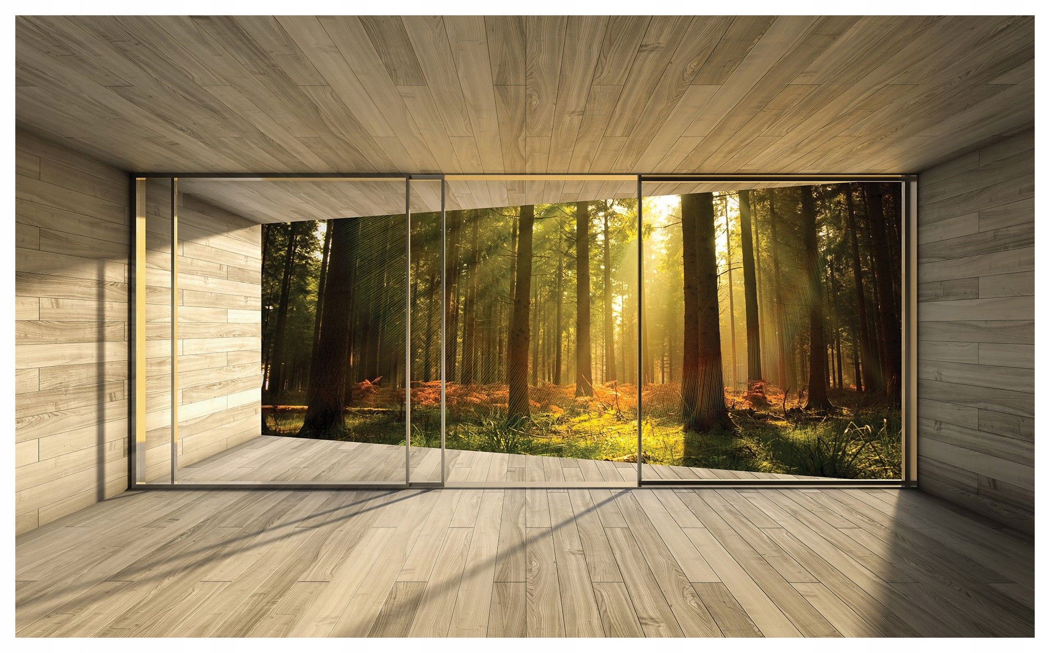 Fototapeta Zlatý les Lesná hĺbka v harmónii s prírodou 350x250 lepidlo