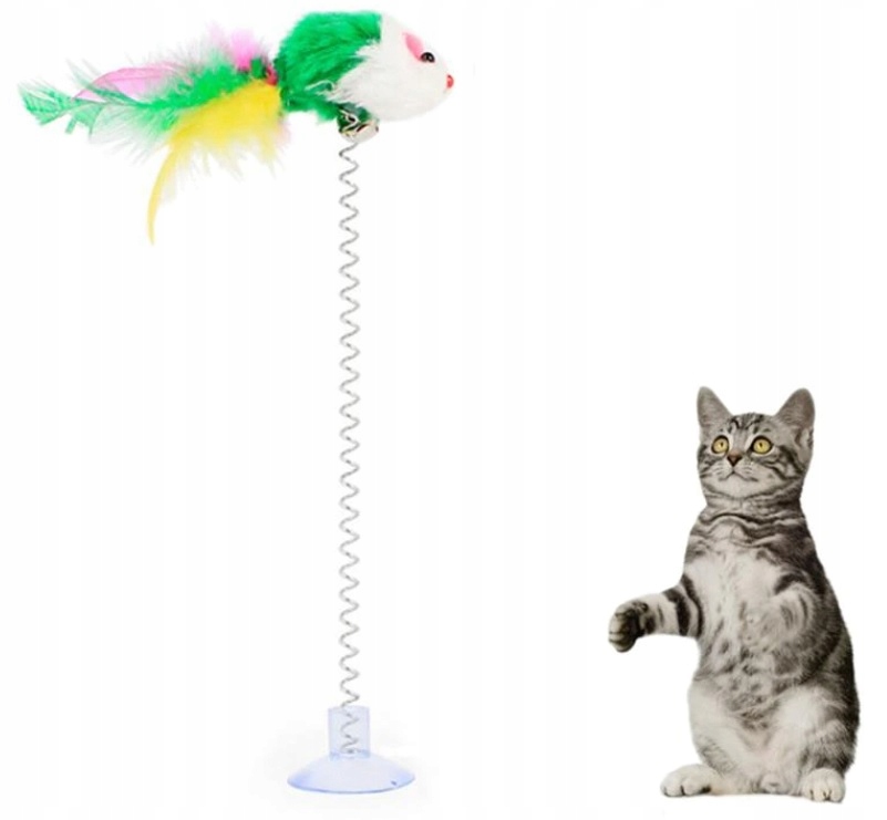 

Zabawka Dla Kota Mysz Na Przyssawce Dzwonek