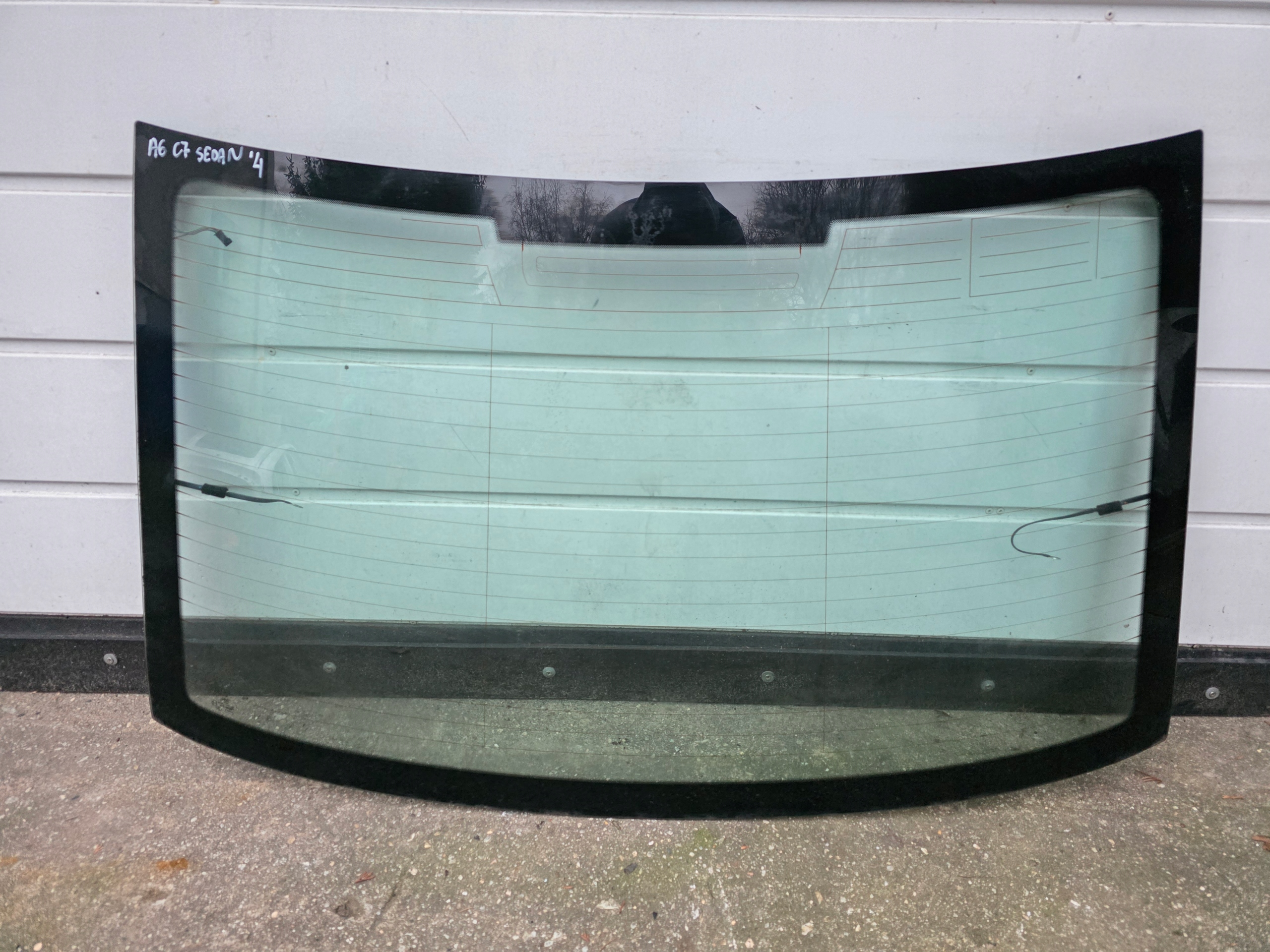 window rear part rear bodywork AUDI A6 C7 4G sedan 2014