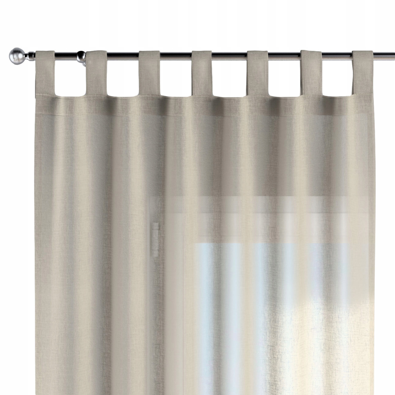 Záves na traky 1 ks 140x260 cm béžový