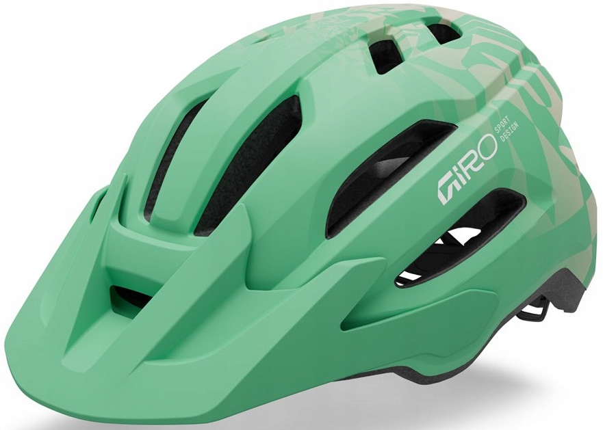 Dětská cyklistická přilba Giro Fixture II matte green rush 50-57 cm Mtb