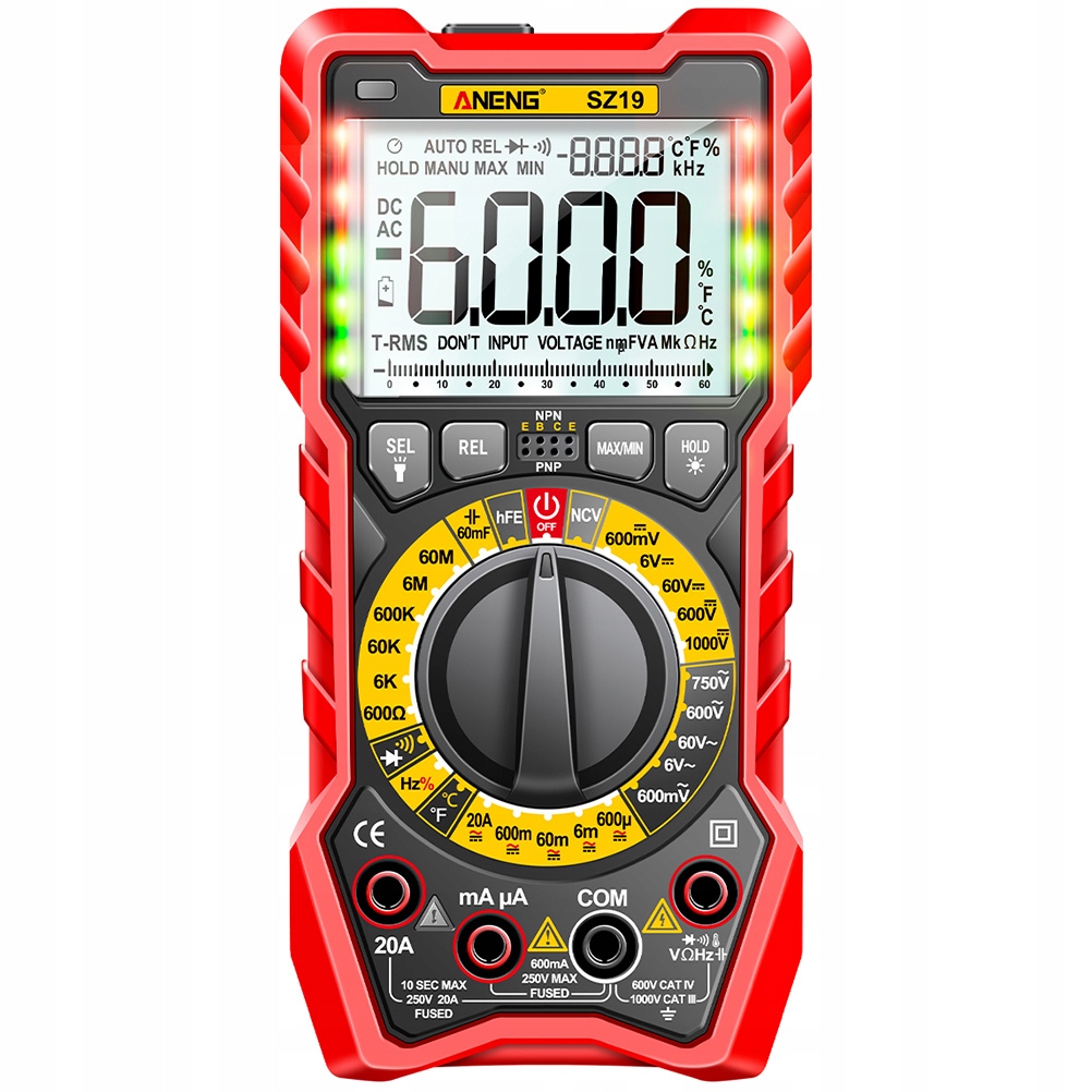 Digital Multimeter Resistance Voltmeter Ammeter