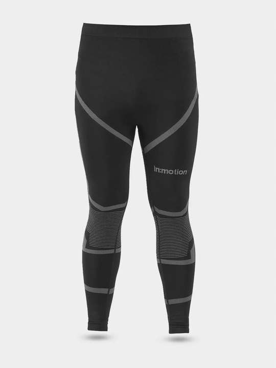 Bielizna Termoaktywna Męska Inmotion Komplet Góra Dół Nazimę Wygodna Ciepła Kolor czarny