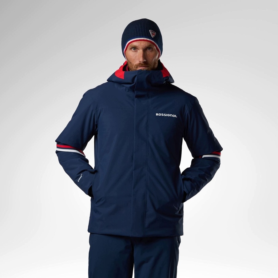 Kurtka Narciarska Męska Rossignol Strawpile Insulated Ski Navy L
