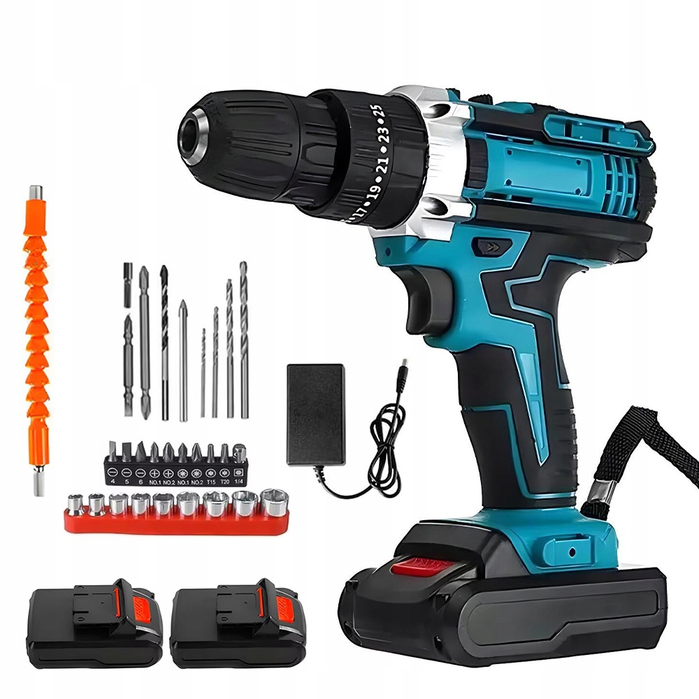 Aku Vrtačka S Led Pistolovým Držákem A Klipem Na Opasek