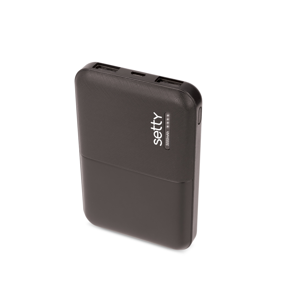 

Power Bank Setty 5000 mAh czarny