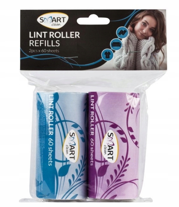 

Smart Clean Rolka Do Ubrań Zapas (2X60 Listków)