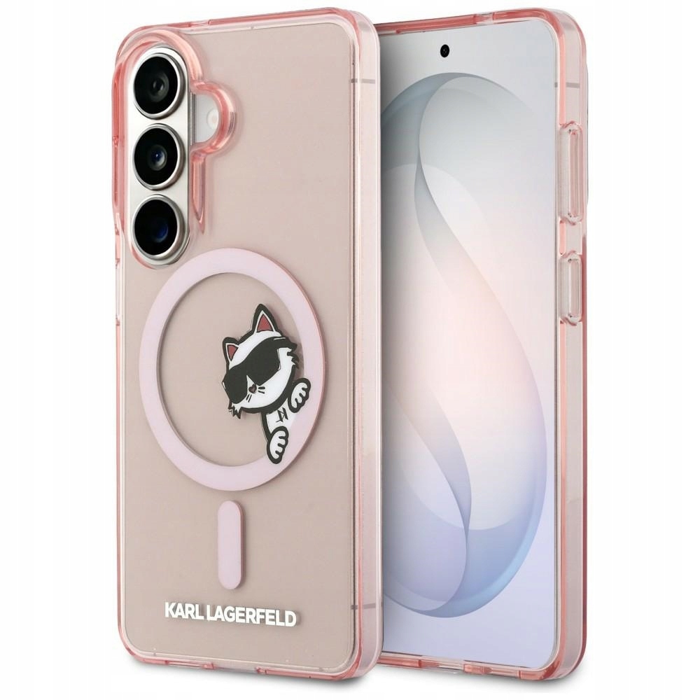 Pouzdro Karl Lagerfeld IML Peekaboo Choupette MagSafe pro Samsung Galaxy S26