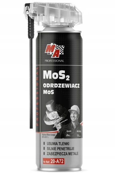 

Moje Auto 20-A72 Odrdzewiacz MoS2 Aplikator 250ml
