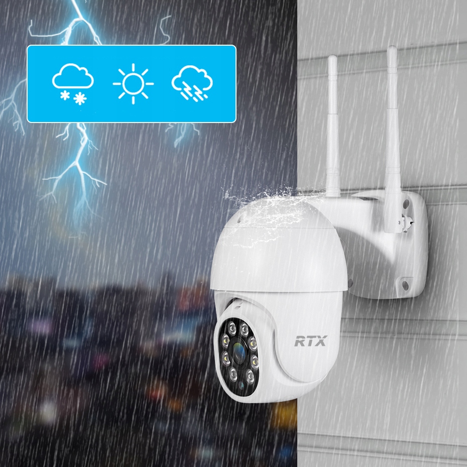 Kamera RTX SmartCam 5Mpx Zewnętrzna Obrotowa Tuya Google Zasilanie sieciowe