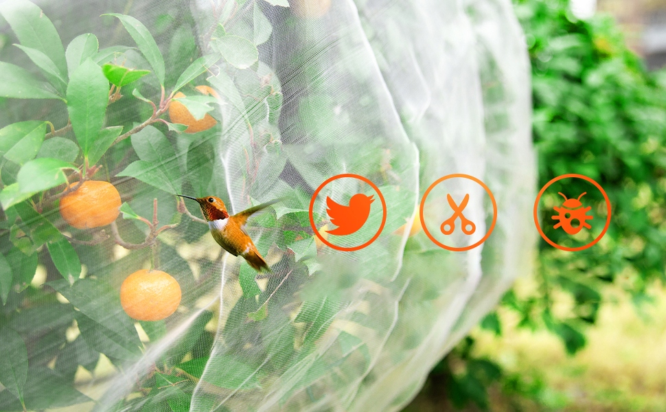 Siatka Ochronna 3x15M dla Roślin i Warzyw w Ogrodzie z Wzorem na Owady Kod producenta Sieć Ochrony Roślin Ogrodowych