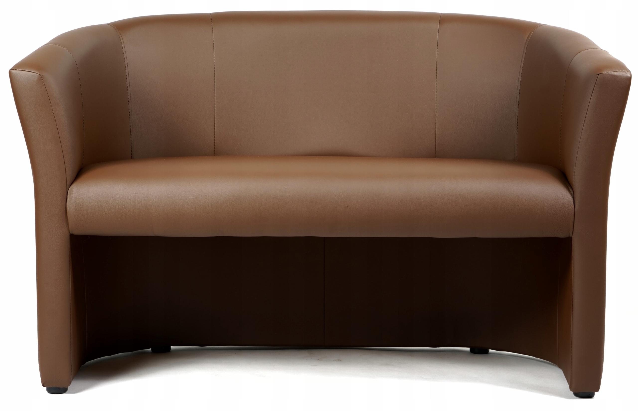 Pohovka do čekárny Kancelář kadeřníka Hotelu Salonu 2 Osobní Ekokůže Hnědá