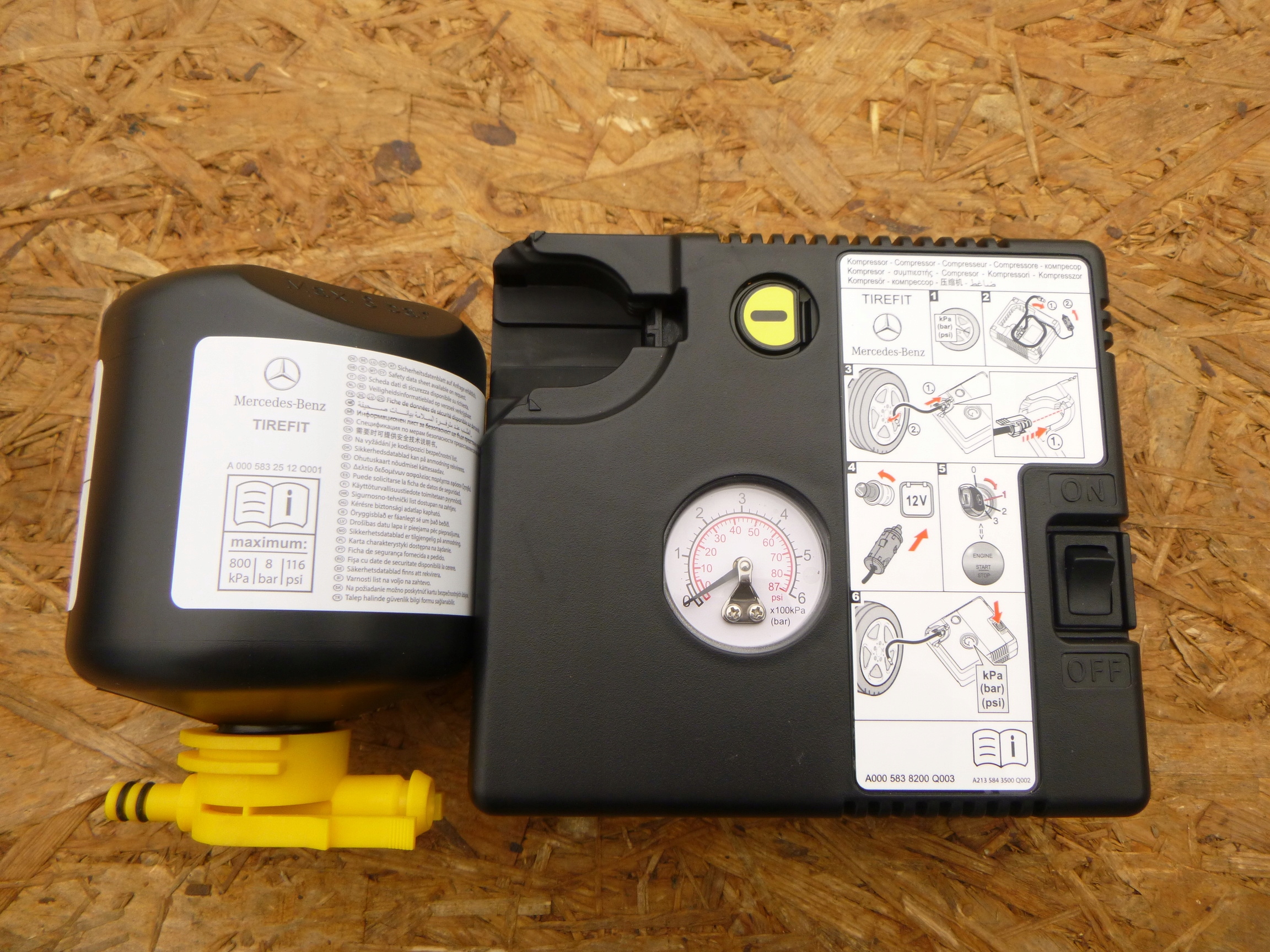 MERCEDES ZESTAW NAPRAWCZY KOLA OPONY NOWY KPL