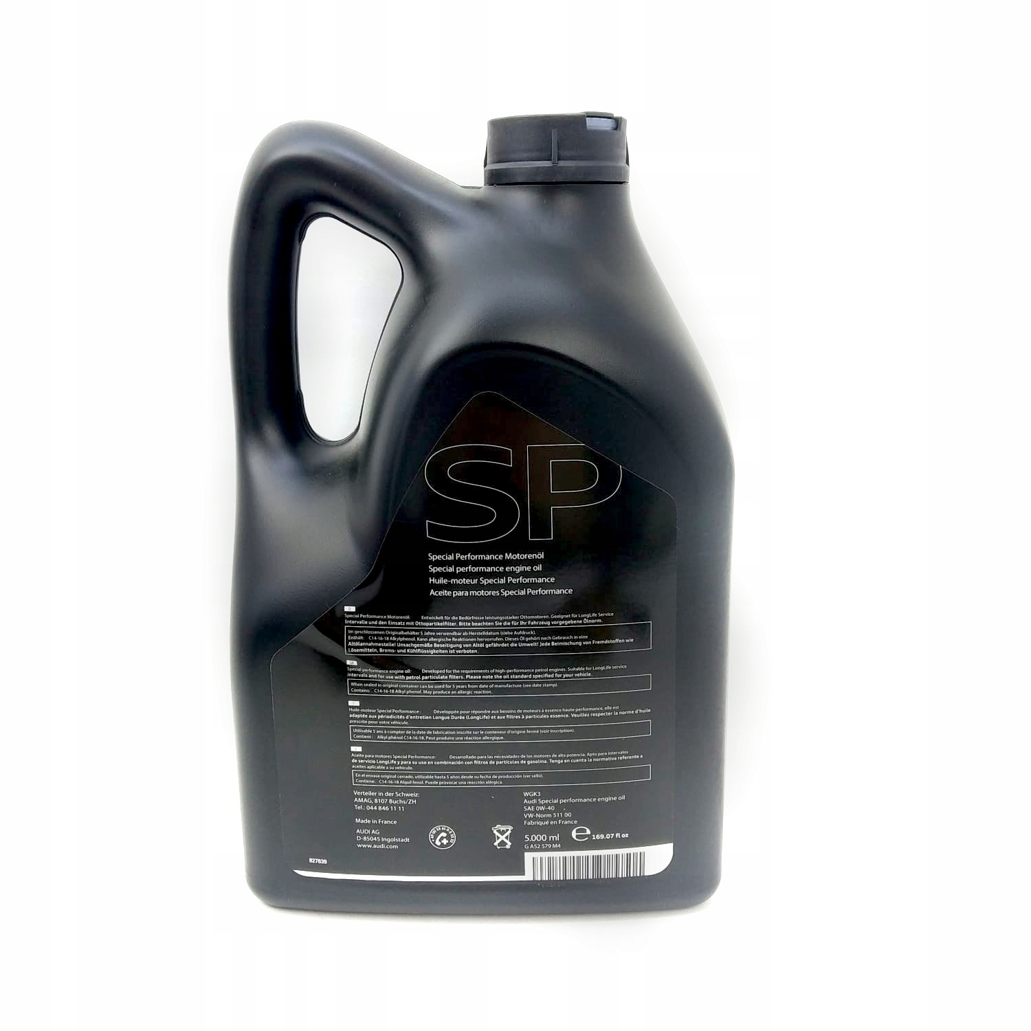 Oryginalny olej silnikowy AUDI RS6 RS7 GA52579M4 Rodzaj syntetyczne