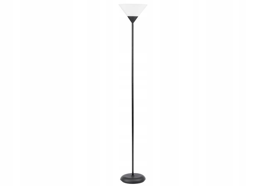 Podlahová lampa Adrilux Juna E27 13 W bílá, černá