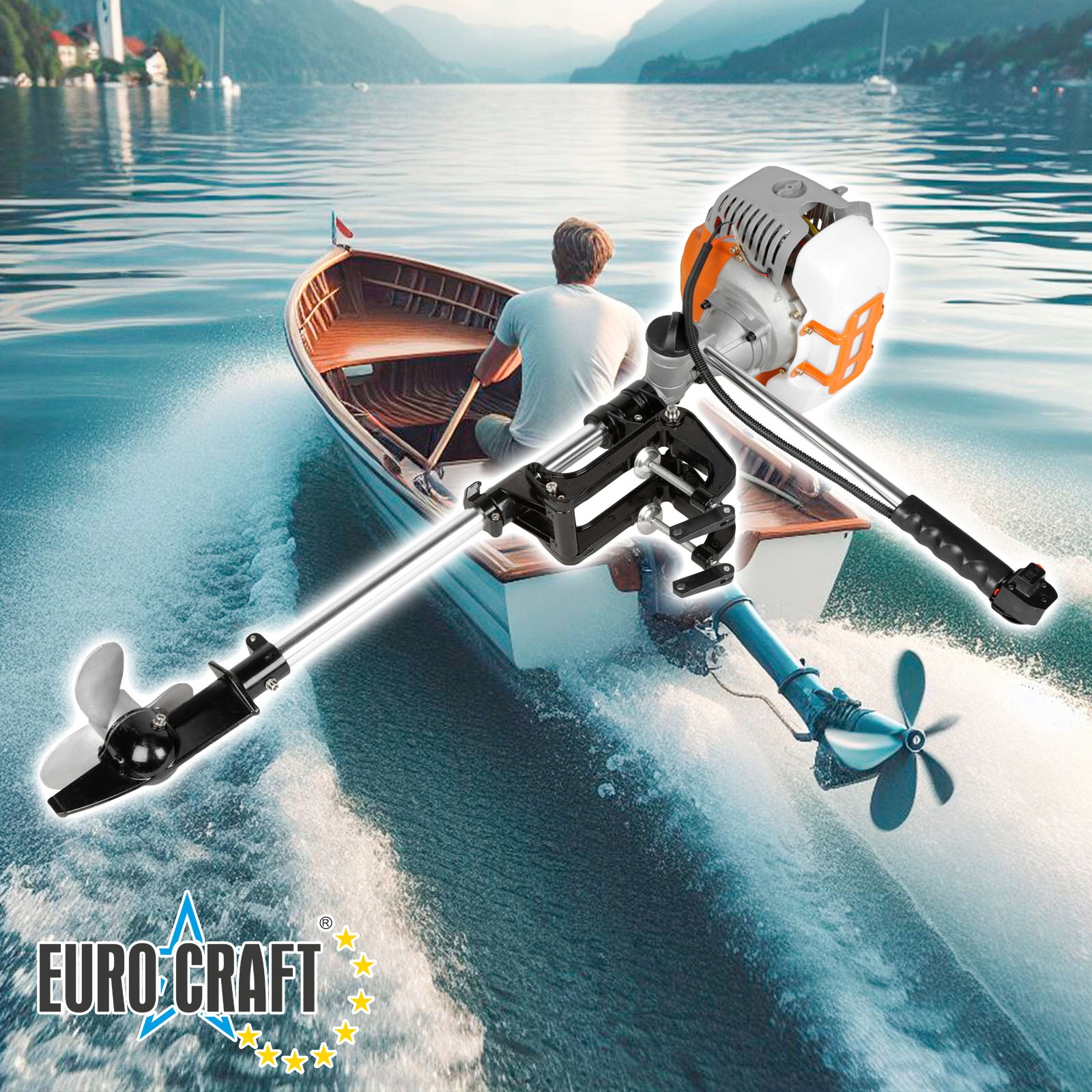 SILNIK ZABURTOWY SPALINOWY DO ŁÓDKI PONTONU 2- SUWOWY MOTORÓWKA DO ŁODZI Marka inny