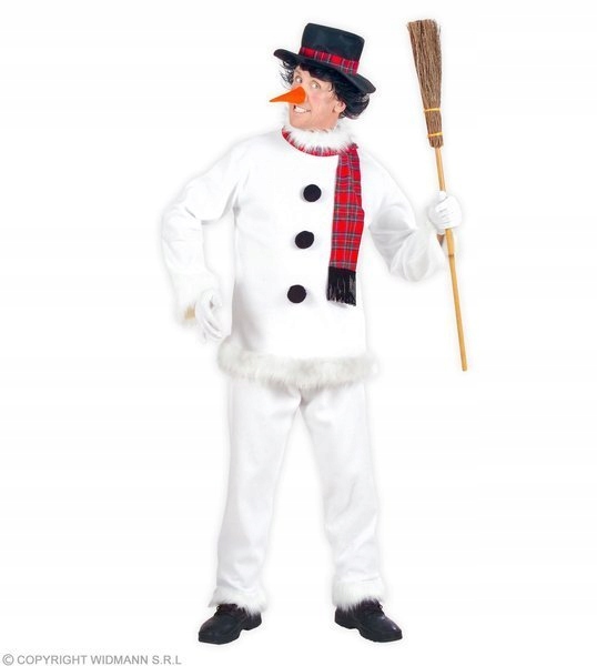 Kostým Sněhulák Převlek Sněhuláka Snowman M
