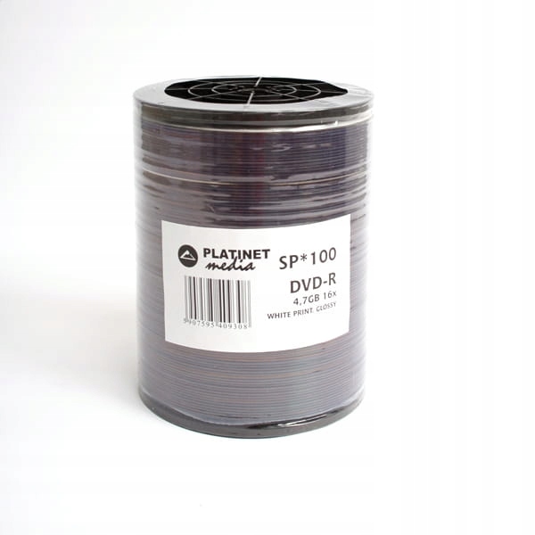 Dvd-r Glossy Printable Błyszczące Do Nadruku 100x