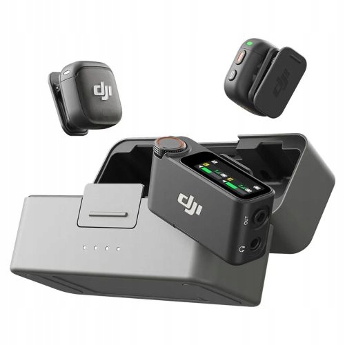 Dji Microphone Mic 3 (2TX 1RX Charging Case) Wireless Set Black Eu (cp.