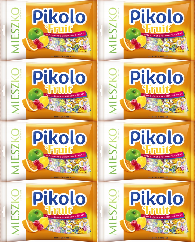 Mieszko Cukierki Pikolo Fruit 1kg x8
