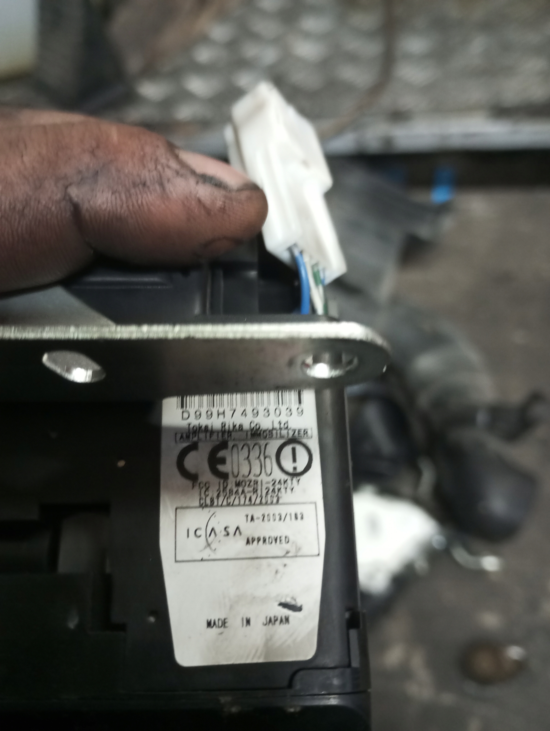 TOYOTA COROLLA VERSO STACYJKA KLUCZYK Typ samochodu Samochody osobowe