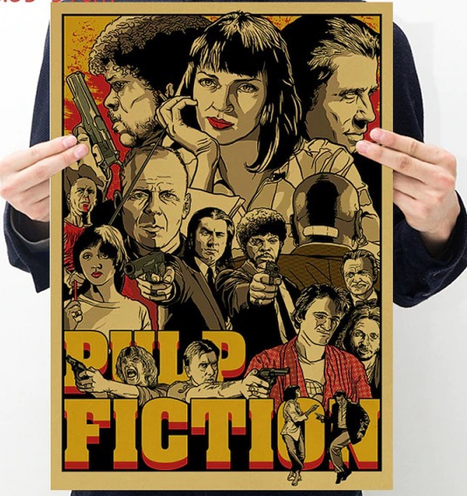 

Plakat Pulp Fiction papier Craft Retro 51 x 35 cm