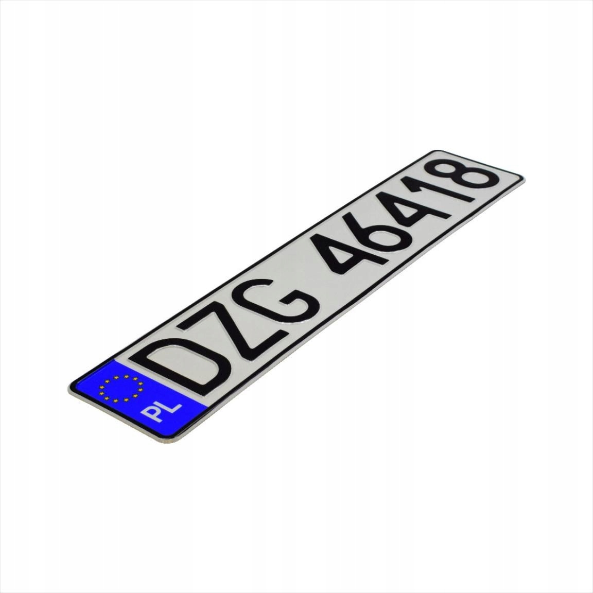 Polska tablica tłoczona-twój napis. EAN (GTIN) 5903968602017