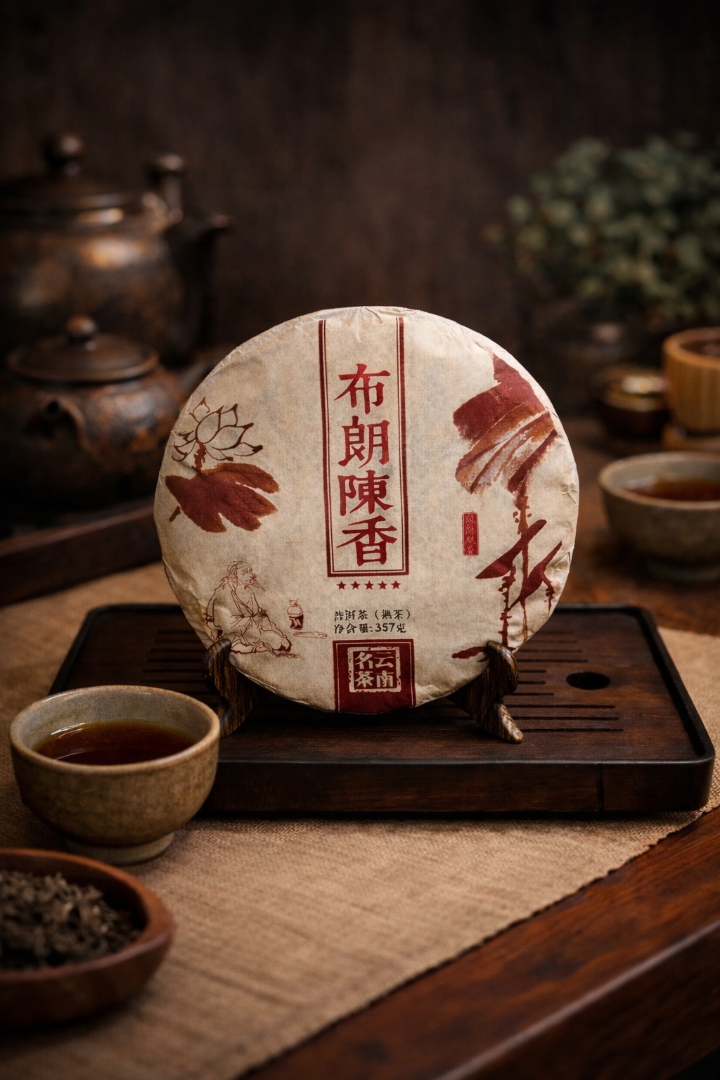 Shu Pu-Erh 2006 čaj 357 g lisovaný 2015