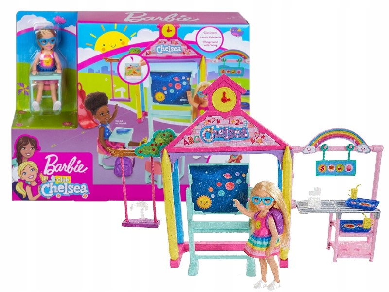 LALKA BARBIE CHELSEA ZESTAW SZKOŁA GHV80