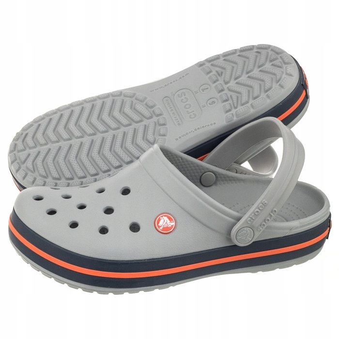 

Buty Klapki Damskie Crocs Crocband 11016 Szare