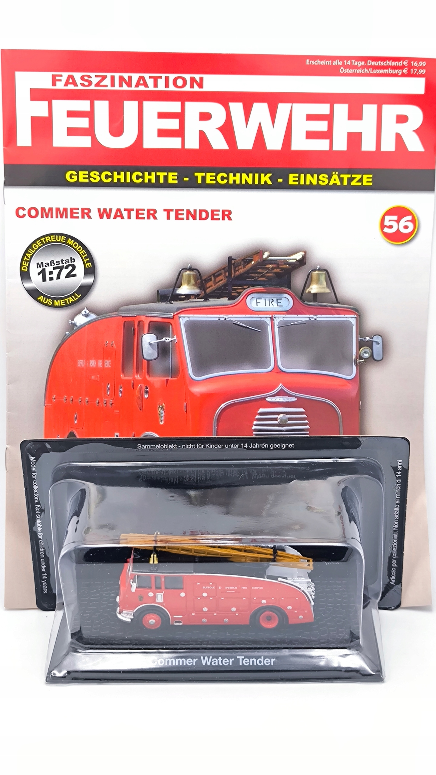 Stráž Commer Water Tender č.56 1:72 DeAgostini