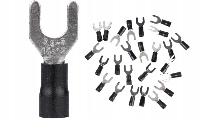 

Końcówka Widełkowa Izolowana 2,5 mm2 M6/10szt